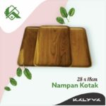 Wood Square Nampan
