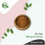 Wood Bowl Donut Model