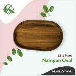 Wood Nampan Oval