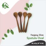 Wood Spatula Oval