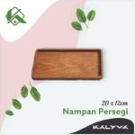 Wood Square Nampan