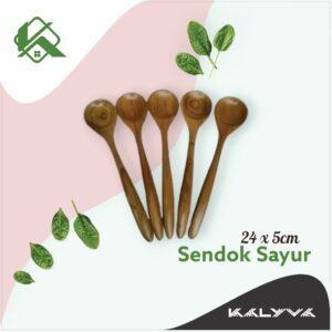 Wood Vegetable Spoon